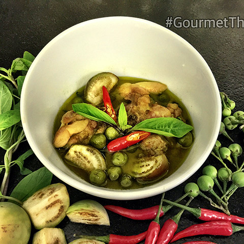 Poulet au Curry Vert