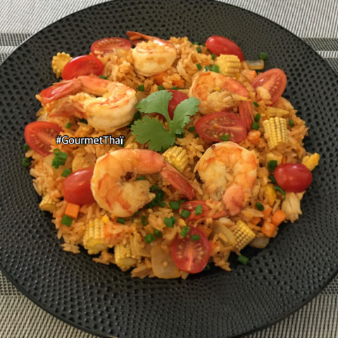 Riz Frit aux Crevettes